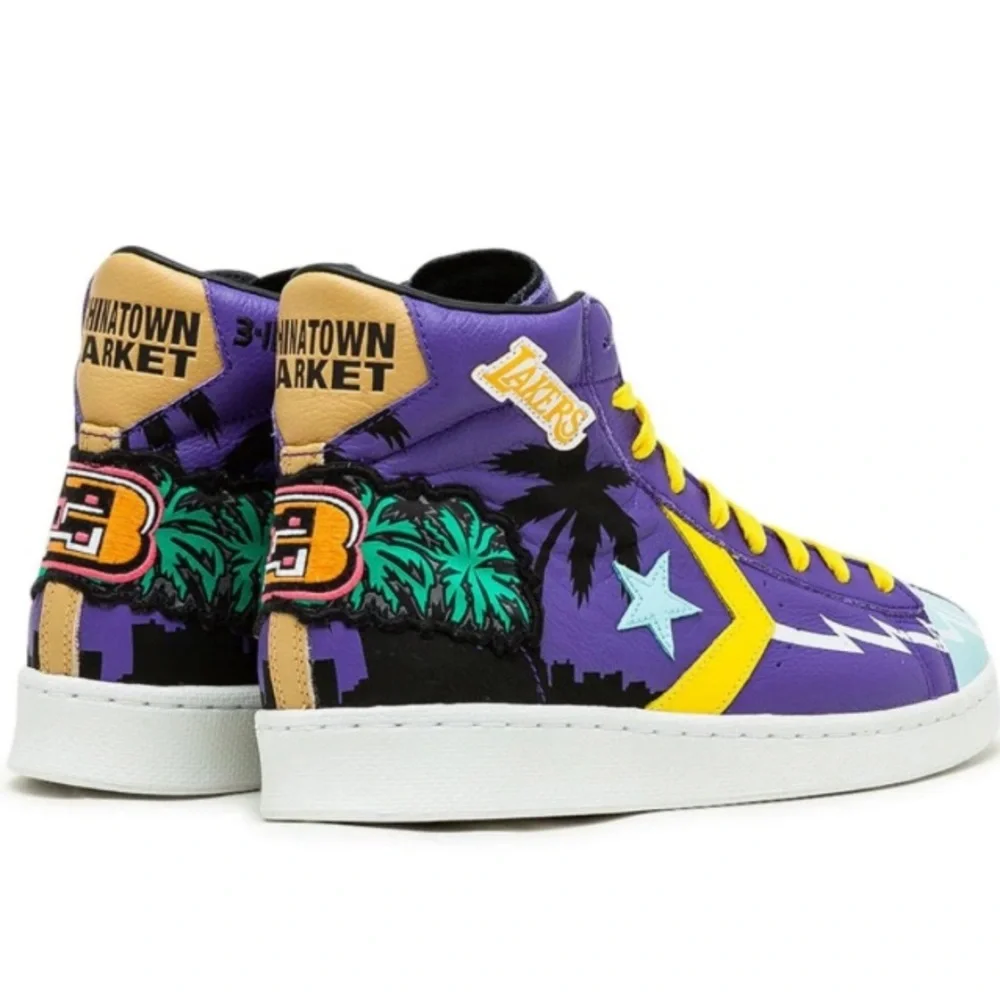 Limited edition Converse Pro Leather Chinatown NBA Los Angeles Lakers. NWOT